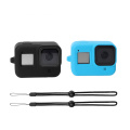 HOSHI Anti-drop Protective case Silicone case for gopro hero8 camera accessories with lanyard strap